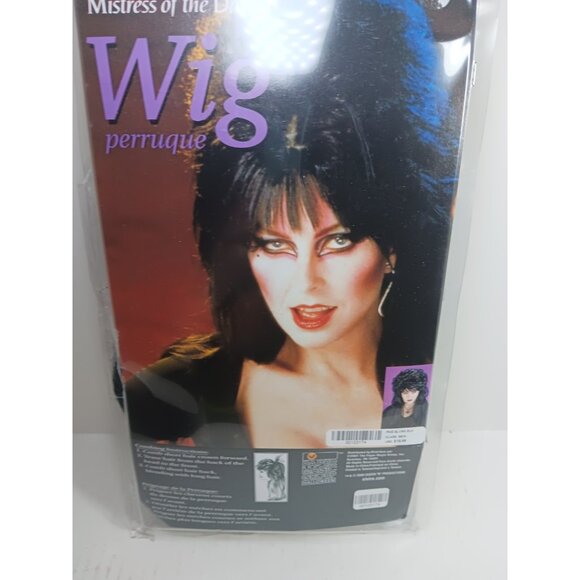 Vintage 2001 RARE Paper Magic Group Elvira Mistress of the Dark Wig - Picture 3 of 5